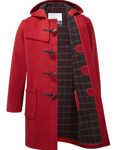 Duffle coat red best sale