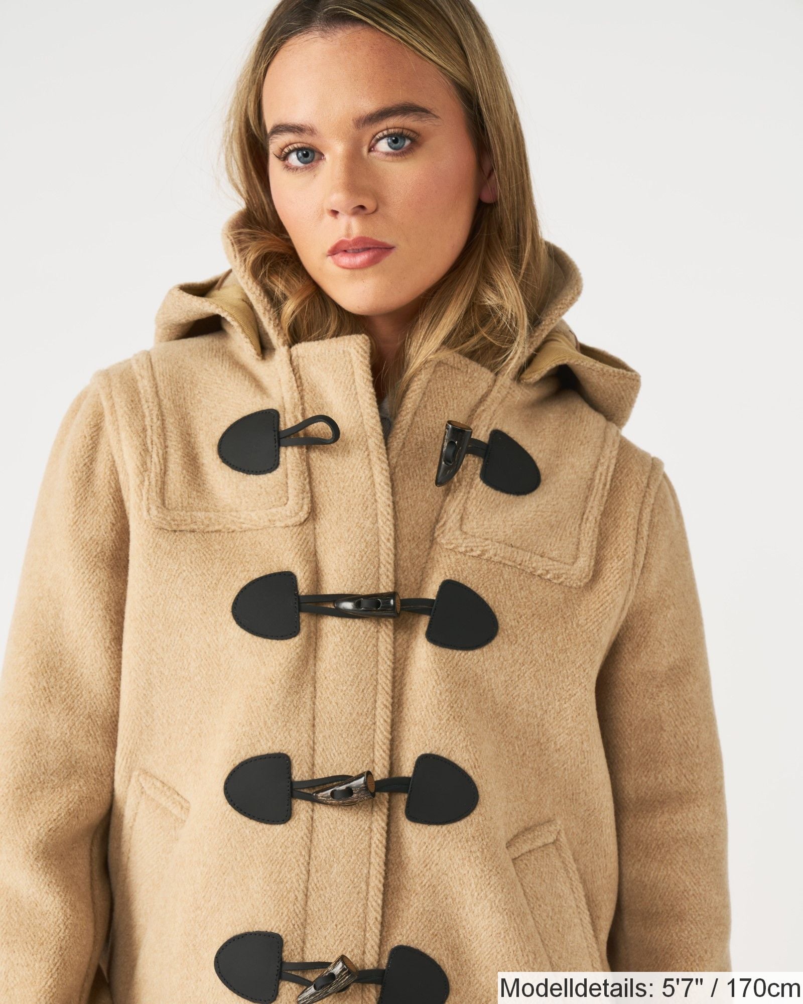 Hooded toggle coat womens best sale